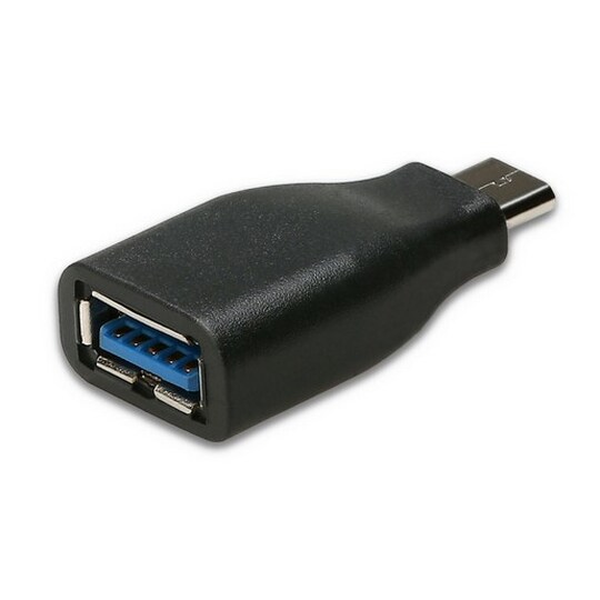 i-tec U31TYPEC, USB 3.1 Type-C, USB 3.0 Type-A, Musta