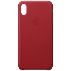 iPhone Xs Max nahkakuori (punainen)