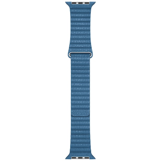 Apple Watch 44 mm nahkaranneke L (sininen)