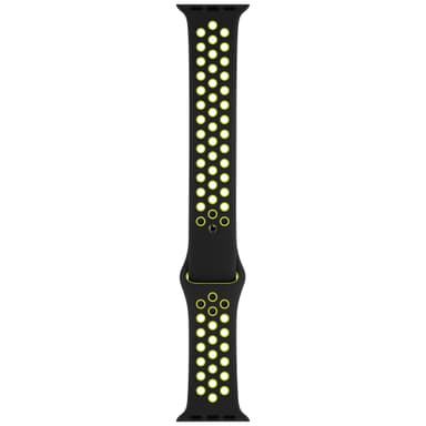 Apple Watch 40 mm Nike urheiluranneke (musta/neonvihreä)