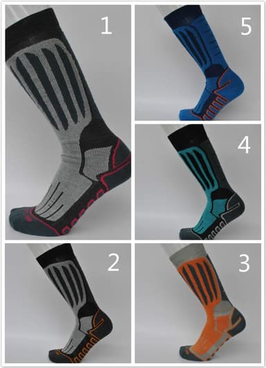 Skidstrumpor med Merino ull - stl 31-34