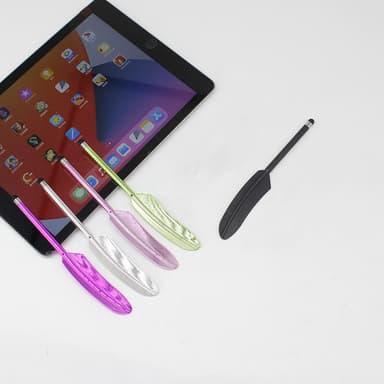 Feather Stylus Pen kosketusnäytöille Hopea
