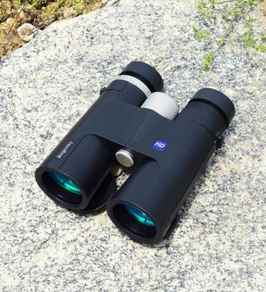 Kiikarit 12X 42 mm HD lisätarvikkeineen Musta