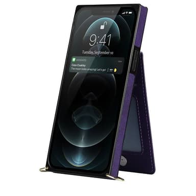 Zipper kaulakorukotelo Apple iPhone XR - Violetti