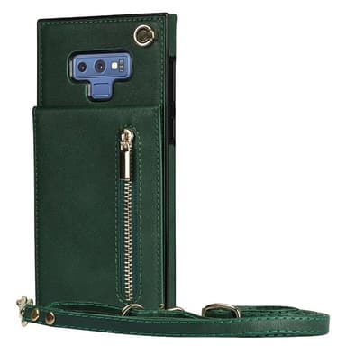 Zipper kaulakorukotelo Samsung Galaxy Note 9 - Vihreä