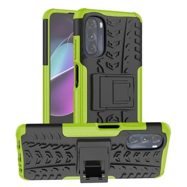 Iskunkestävä kuori jalustalla Motorola Moto G82 5G - Vihreä