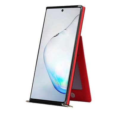 Zipper kaulakorukotelo Samsung Galaxy Note 10 Plus - Punainen