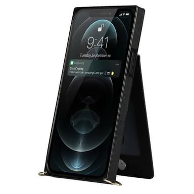 Zipper kaulakorukotelo Apple iPhone XR - Musta