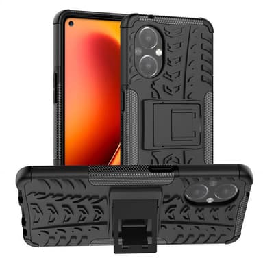 Iskunkestävä kuori jalustalla OnePlus Nord N20 5G - Musta