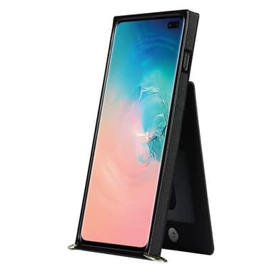 Zipper kaulakorukotelo Samsung Galaxy S10 - Musta