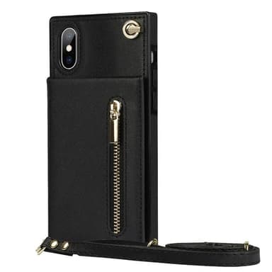 Zipper kaulakorukotelo Apple iPhone X / XS - Musta