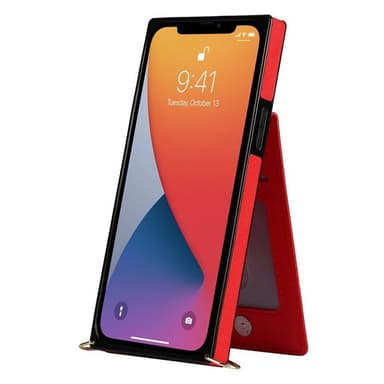 Zipper kaulakorukotelo Apple iPhone 13 - Punainen