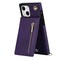 Zipper kaulakorukotelo Apple iPhone 13 - Violetti