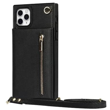 Zipper kaulakorukotelo Apple iPhone 11 Pro Max - Musta