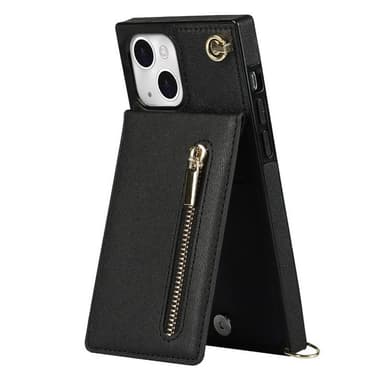Zipper kaulakorukotelo Apple iPhone 13 Mini - Musta