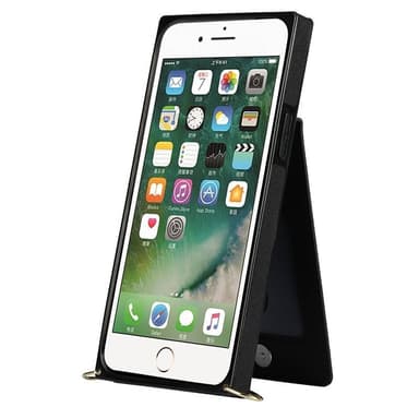 Zipper kaulakorukotelo Apple iPhone 8 Plus - Musta