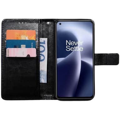 Lompakkokotelo 3-kortti OnePlus Nord 2T 5G - Musta