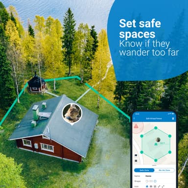 Tractive GPS CAT LTE paikannin kissalle (sininen)