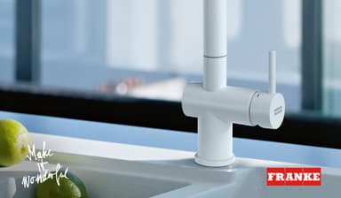 Franke Active 2.0 hana with ulosvedettävällä suihkulla (valkoinen)
