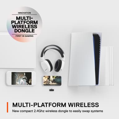 SteelSeries Arctis 7 Plus pelikuulokkeet (valkoinen)
