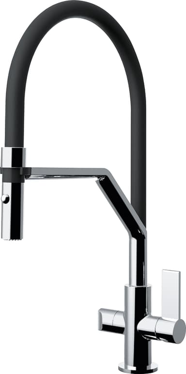 Franke Neptune Semi-Pro hana sulkuventtiilillä (kromi)
