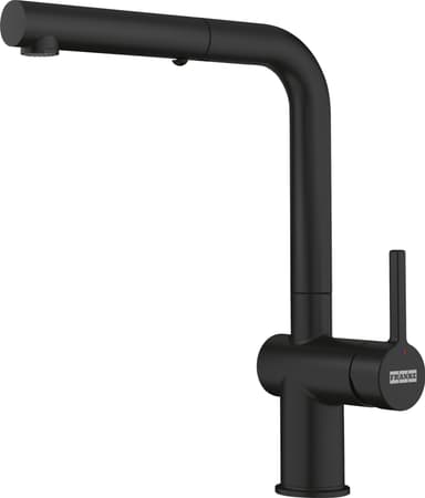 Franke Active 2.0 hana with ulosvedettävällä suihkulla (musta)