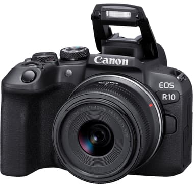 Canon EOS R10 peilitön kamera + RF-S 18-45mm IS STM objektiivi