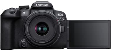 Canon EOS R10 peilitön kamera + RF-S 18-45mm IS STM objektiivi