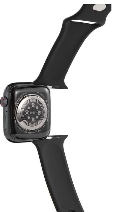 Gear silikoninen Apple Watch ranneke 38-41 mm (musta)