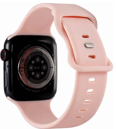 Gear silikoninen Apple Watch ranneke 38-41 mm (ruusu)