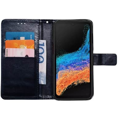 Lompakkokotelo 3-kortti Samsung Galaxy Xcover 6 Pro - Tummansininen