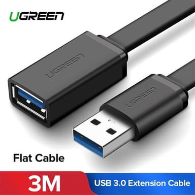 Jatkokaapeli USB-uros 3m