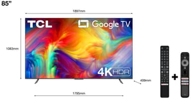 TCL 85'' P735 4K LED älytelevisio (2022)