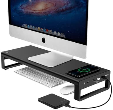 Essentials langaton USB näyttöjalusta