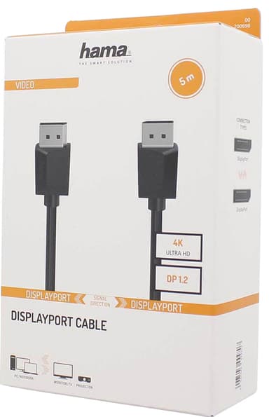 Hama Displayport 1.2 kaapeli (5 m)