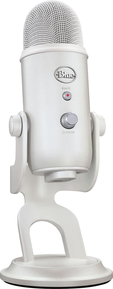 Blue Microphones Yeti USB mikrofoni (White Mist)