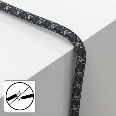 Hama 120 dB antennikaapeli (musta/harmaa, 3 m)
