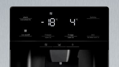 Bosch Side-by-side-jääkaappi-pakastimet KAI93VIFP (inox-easyclean)