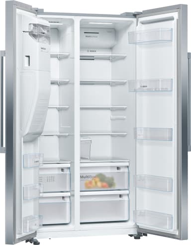 Bosch Side-by-side-jääkaappi-pakastimet KAI93VIFP (inox-easyclean)