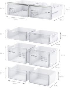 Bosch jääkaappipakastin KFN96AXEA (Black Inox)