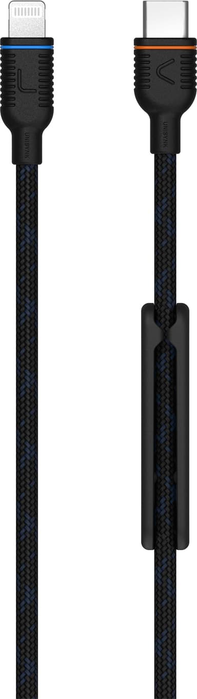 Unisynk USB-C - Lightning kaapeli 2,0 m (musta)