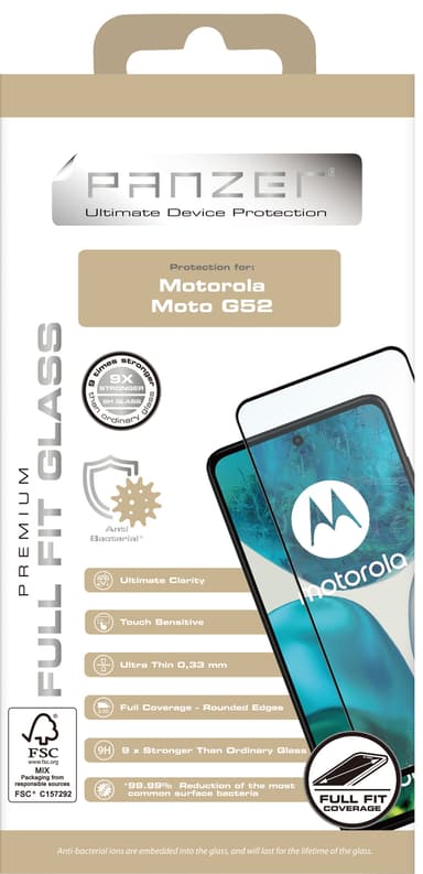 Panzer Full-Fit näytönsuoja Motorola G52
