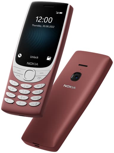 Nokia 8210 4G matkapuhelin (punainen)