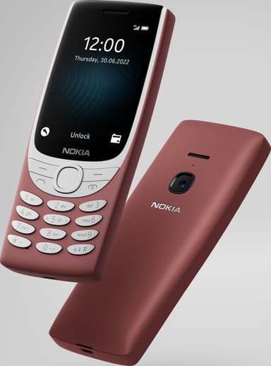 Nokia 8210 4G matkapuhelin (punainen)