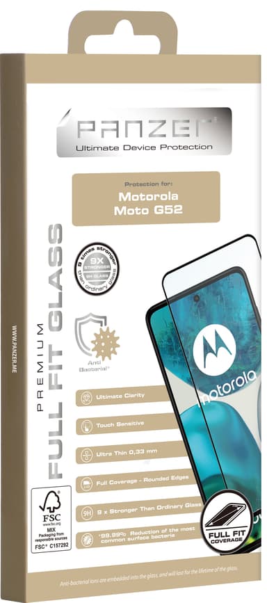 Panzer Full-Fit näytönsuoja Motorola G52