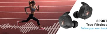 Sennheiser Sport täysin langattomat in-ear kuulokkeet (musta)