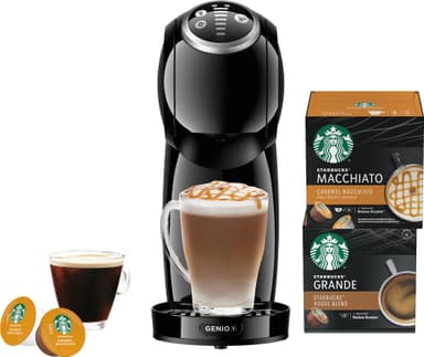 Nescafé Dolce Gusto Genio S Plus kapselikeitin säästöpakkaus (musta)