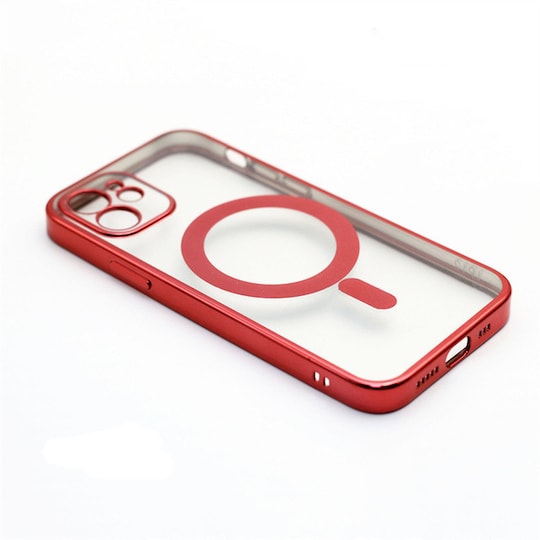 Mobile Case MagSafe lataustuki Punainen iPhone 12 Pro Max