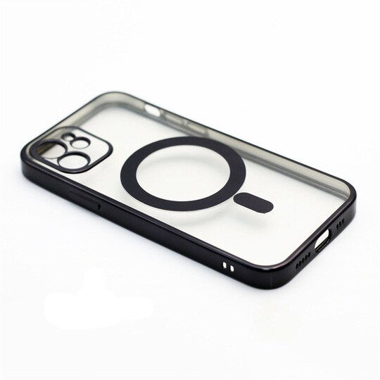 Matkapuhelinkotelo MagSafe lataustuki Musta iPhone 12 Pro