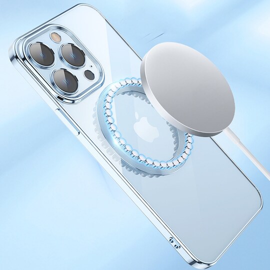 Matkapuhelinkotelo MagSafe lataustuki Violetti iPhone 13 Pro Max